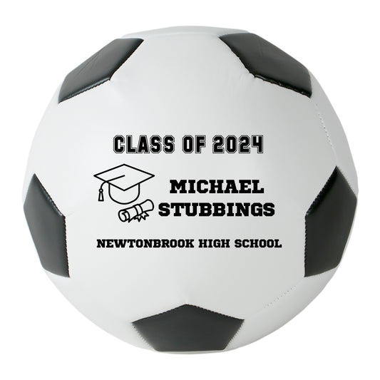 Class of 2024 Graduation Soccer Ball Gift - Personalized Senior 2024 Soccer Ball