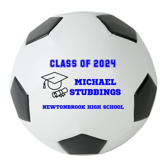 Class of 2025 Graduation Soccer Ball Gift - Personalized Senior 2024 Soccer Ball