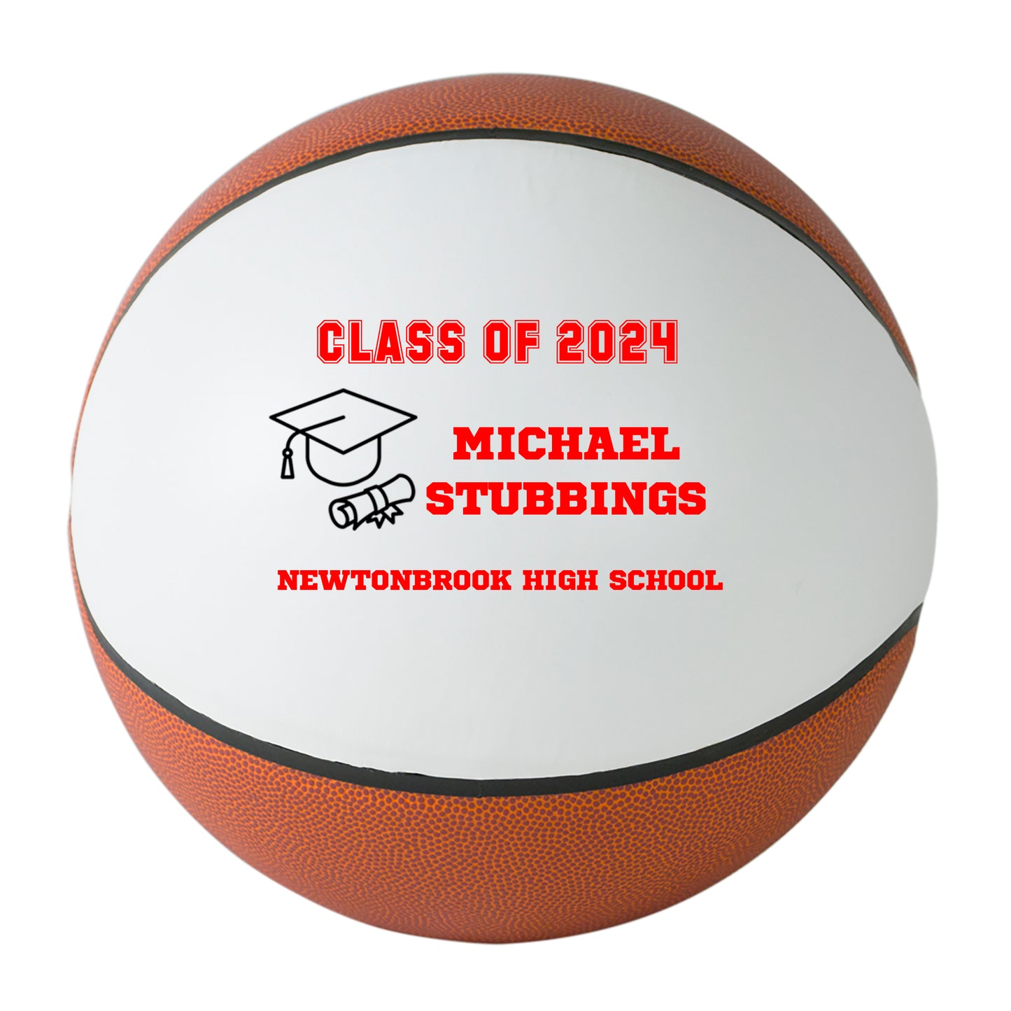 Class of 2025 Graduation Basketball Keepsake Gift - Personalized Senior 2024 Basketball