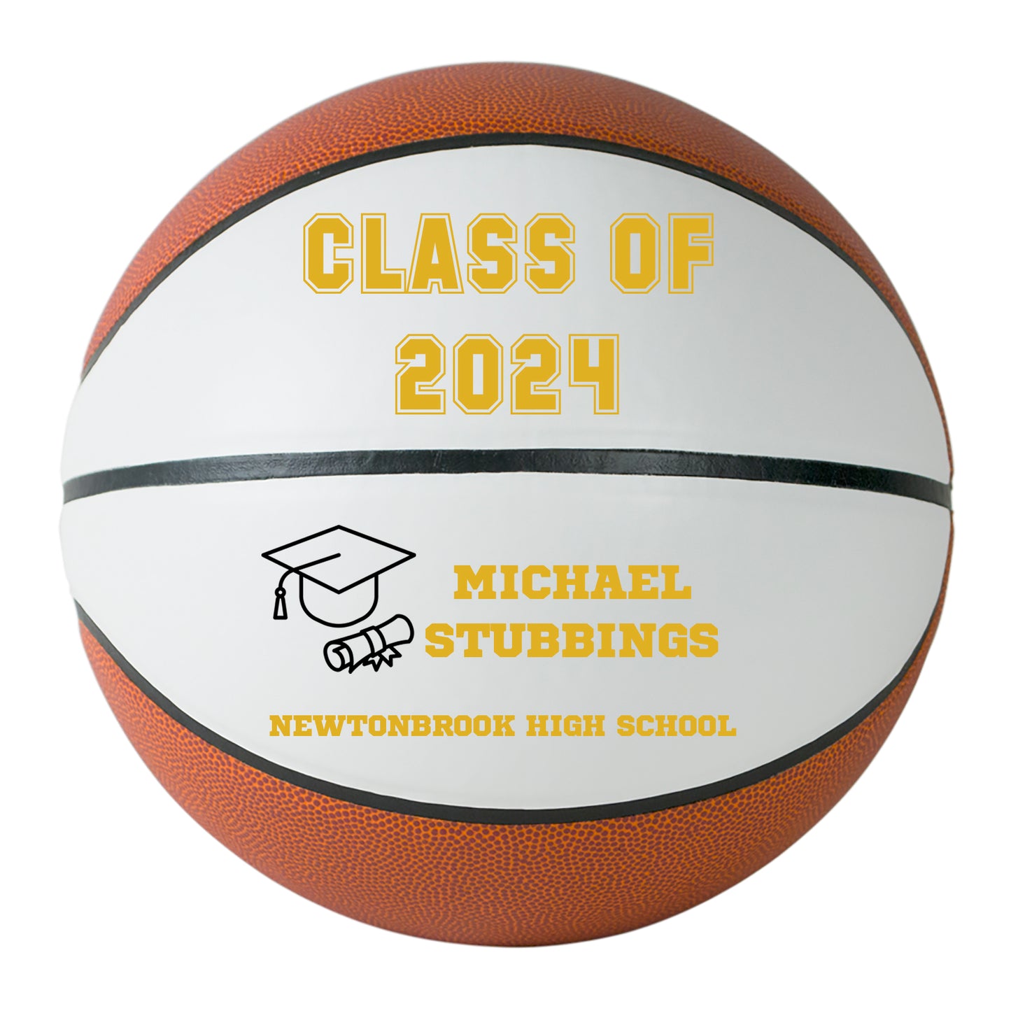Class of 2025 Graduation Basketball Keepsake Gift - Personalized Senior 2024 Basketball