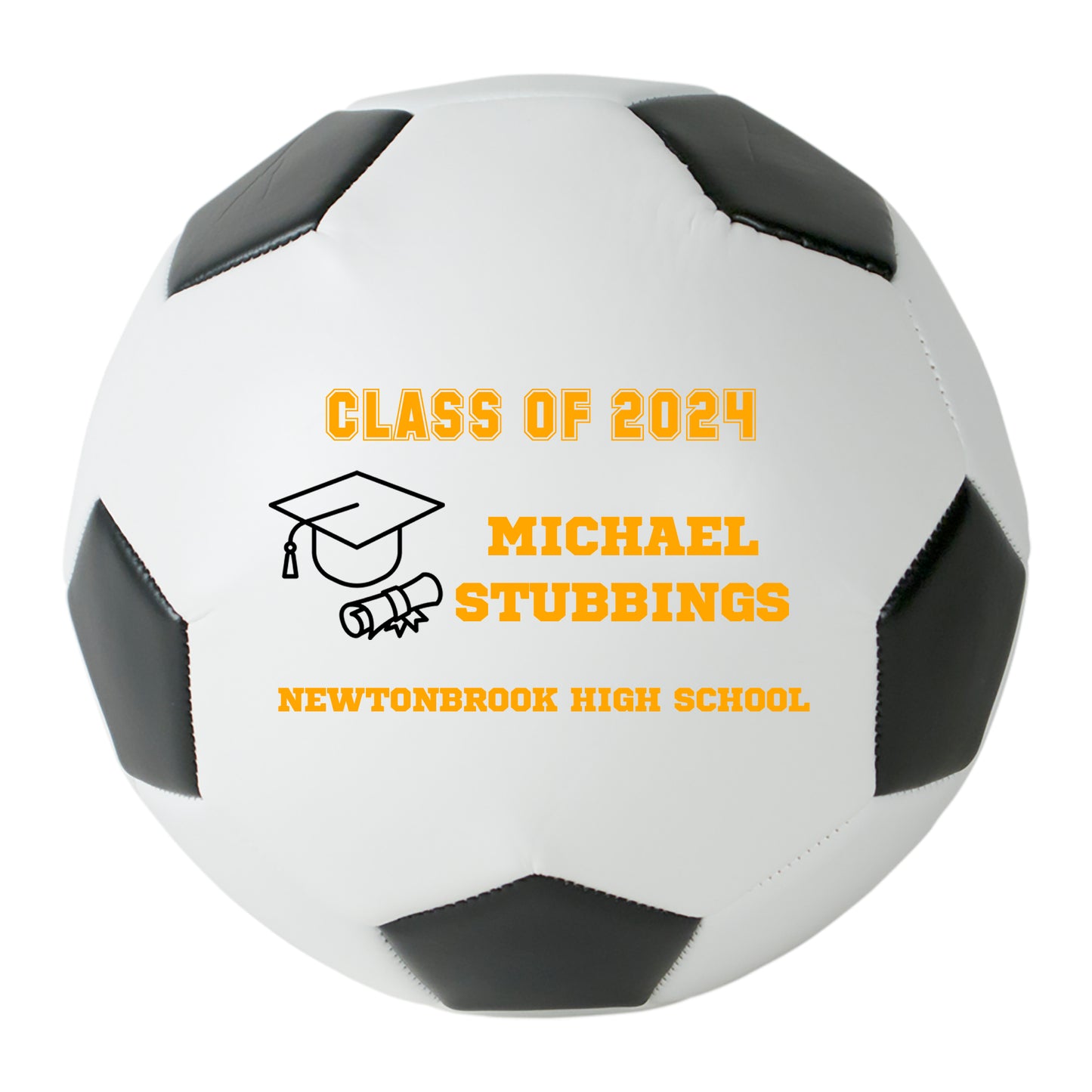 Class of 2025 Graduation Soccer Ball Gift - Personalized Senior 2024 Soccer Ball