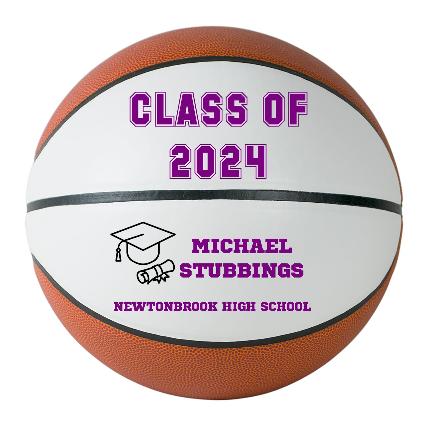 Class of 2025 Graduation Basketball Keepsake Gift - Personalized Senior 2024 Basketball