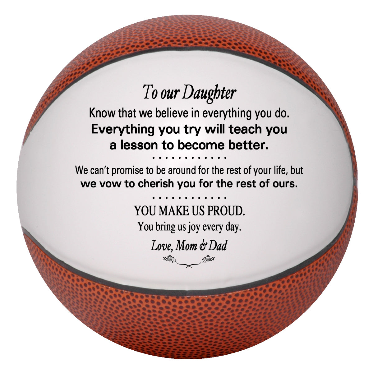 Personalized Grandson Basketball Keepsake - To Our Grandson - To My Grandson - To Our Son - To My Son