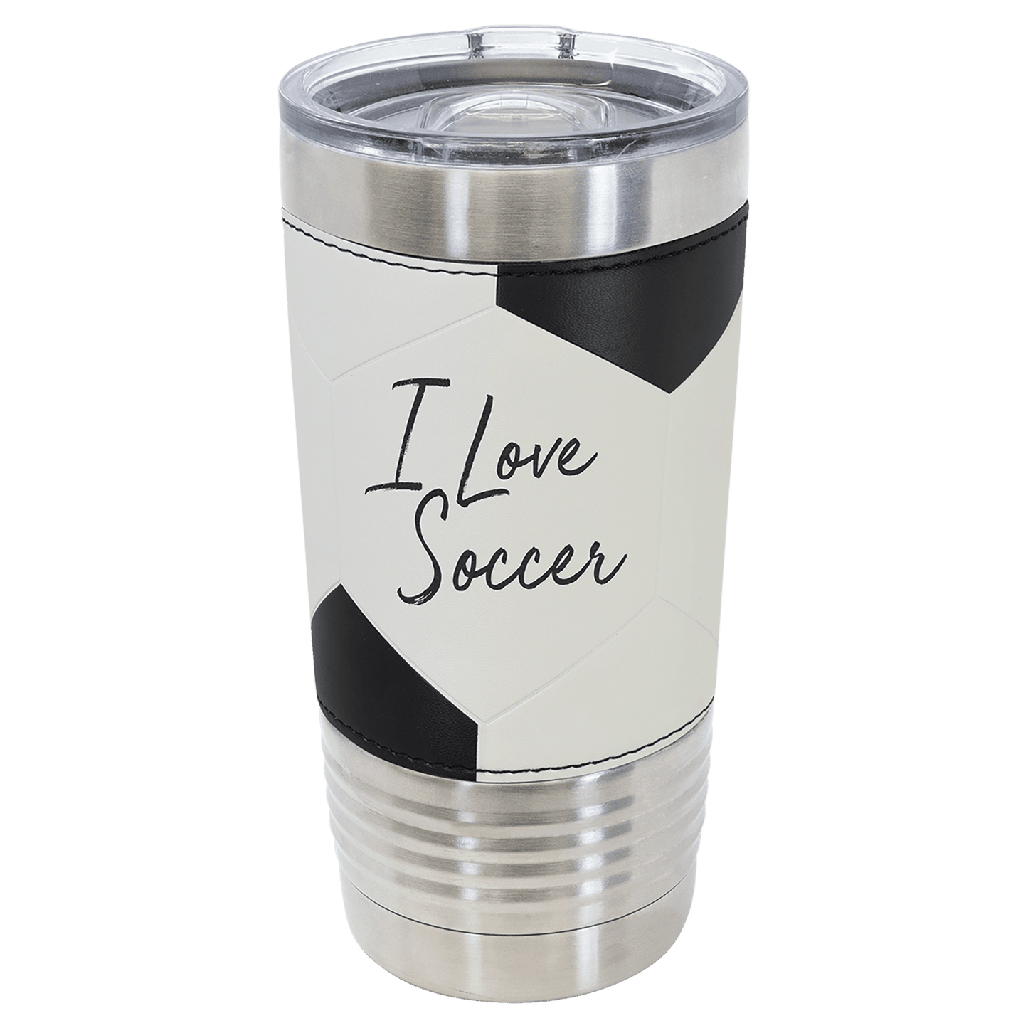 Personalized Soccer Coach 20 oz Engraved Stainless Steel Tumbler