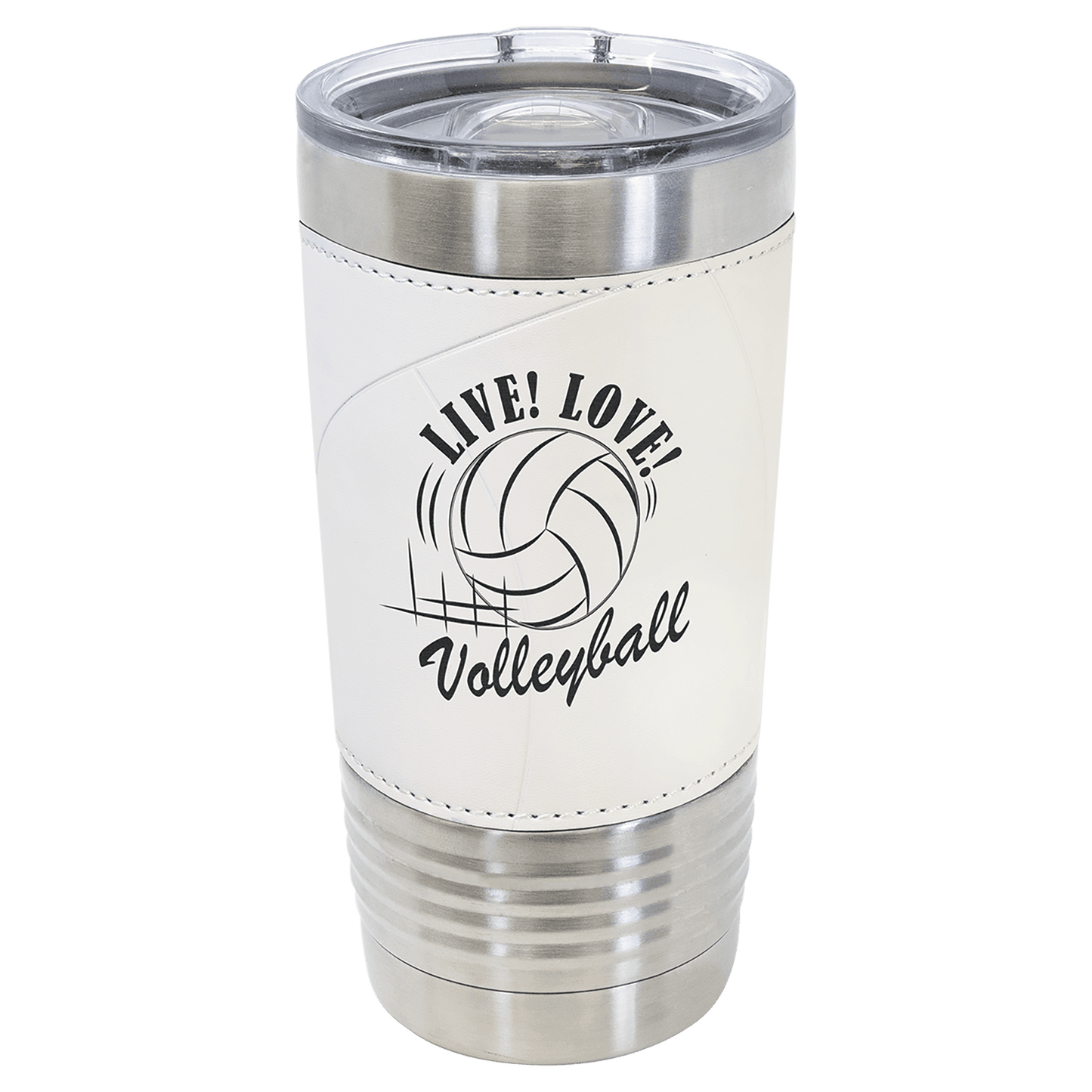 Personalized Volleyball Coach 20 oz Engraved Stainless Steel Tumbler
