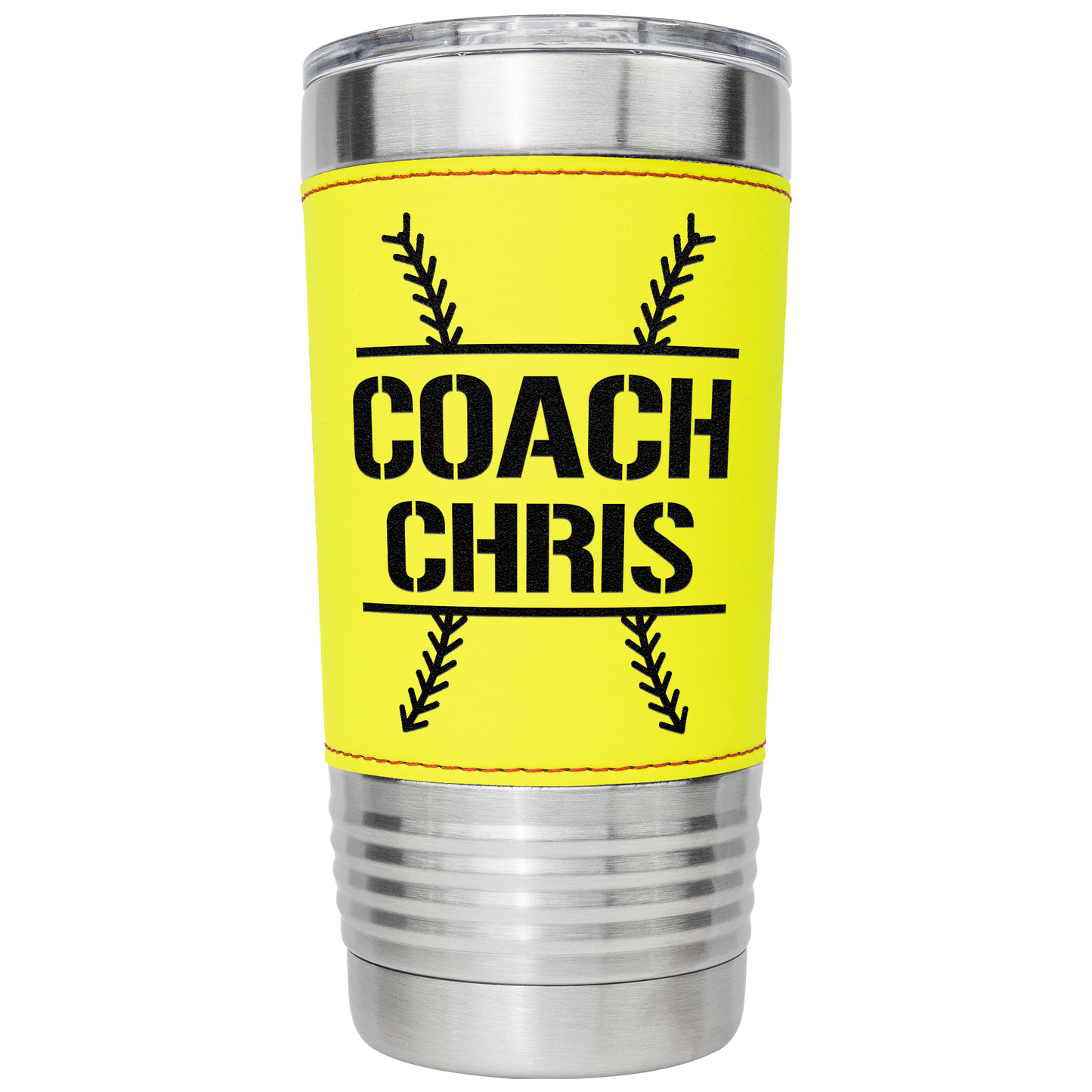 Personalized Softball Coach 20 oz Engraved Stainless Steel Tumbler