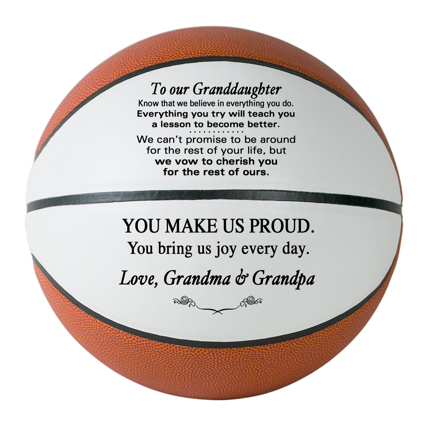Personalized Granddaughter Basketball Keepsake - To Our Grandson - To My Grandson - To Our Son - To My Son