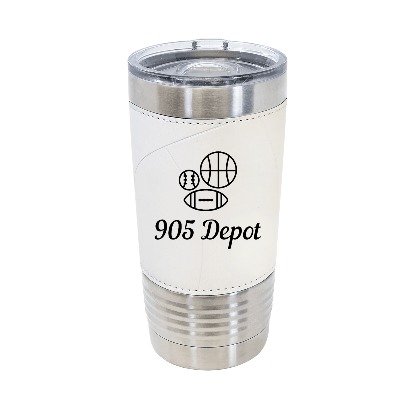 Personalized Volleyball Coach 20 oz Engraved Stainless Steel Tumbler