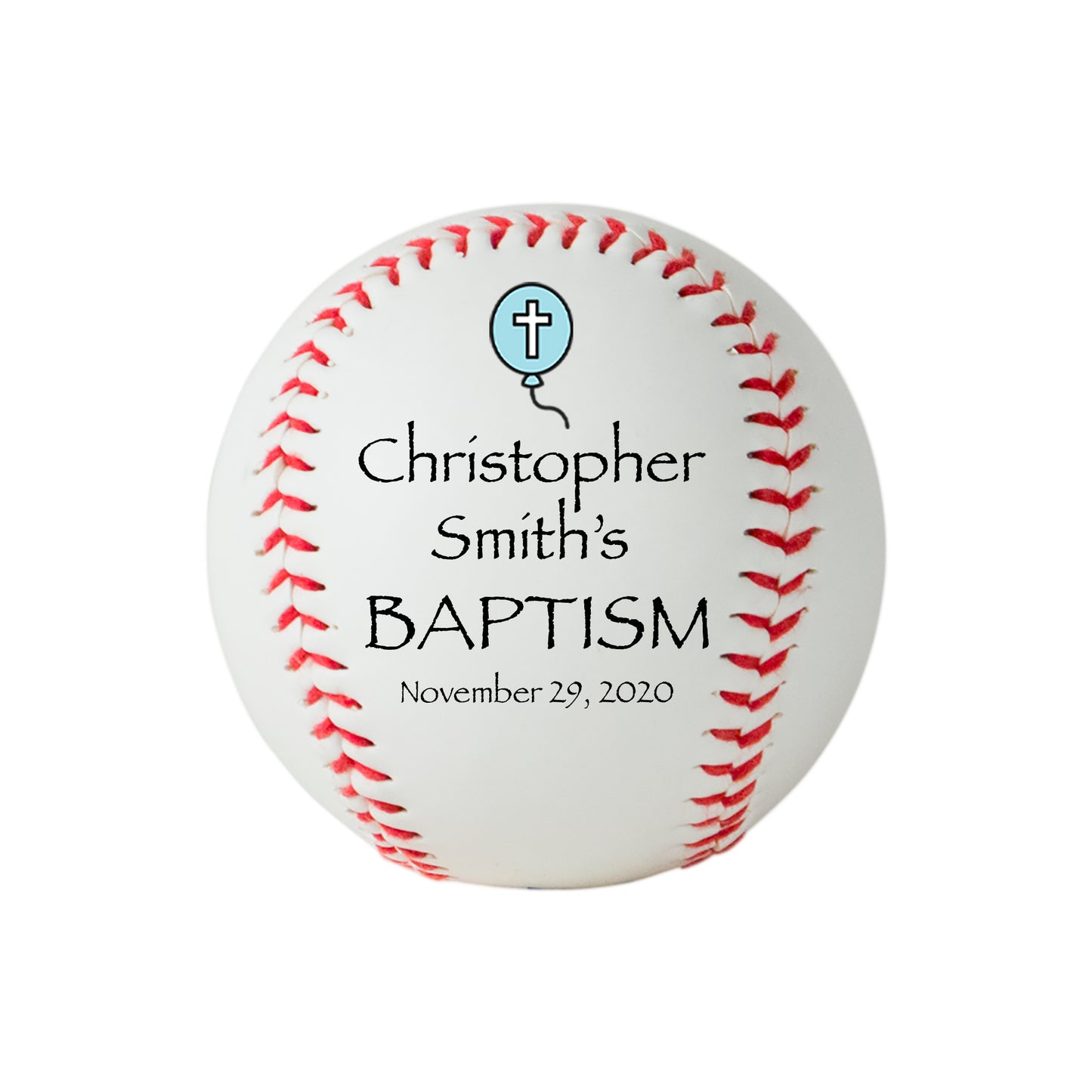 Baptism Baseball Keepsake Gift For Boy or Girl - Godparent Gift - Godfather Gift - Godmother Gift - Nursery Baseball