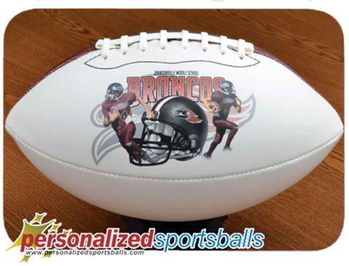 Personalized Football Photo Gift Idea- Mini, Mid or Full Size: for coach, player, grandparent or parent