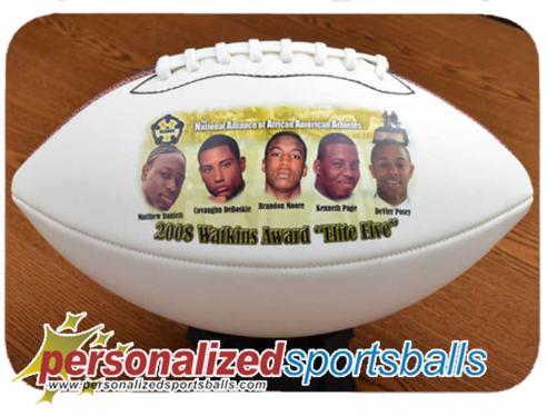 Personalized Football Photo Gift Idea- Mini, Mid or Full Size: for coach, player, grandparent or parent