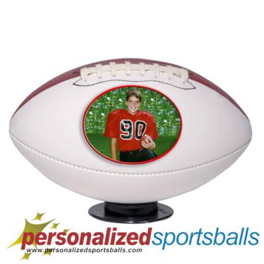 Personalized Football Photo Gift Idea- Mini, Mid or Full Size: for coach, player, grandparent or parent