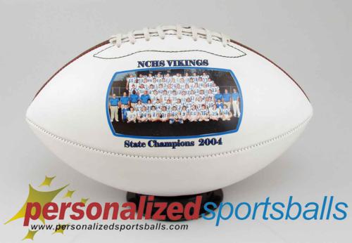 Personalized Football Photo Gift Idea- Mini, Mid or Full Size: for coach, player, grandparent or parent