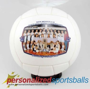 Personalized Photo Volleyball Gift - Mini Size: for player, coach, grandparent or parent