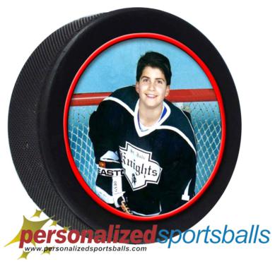 Personalized Hockey Pucks - Add Your Photo or text - For the Player and Coach