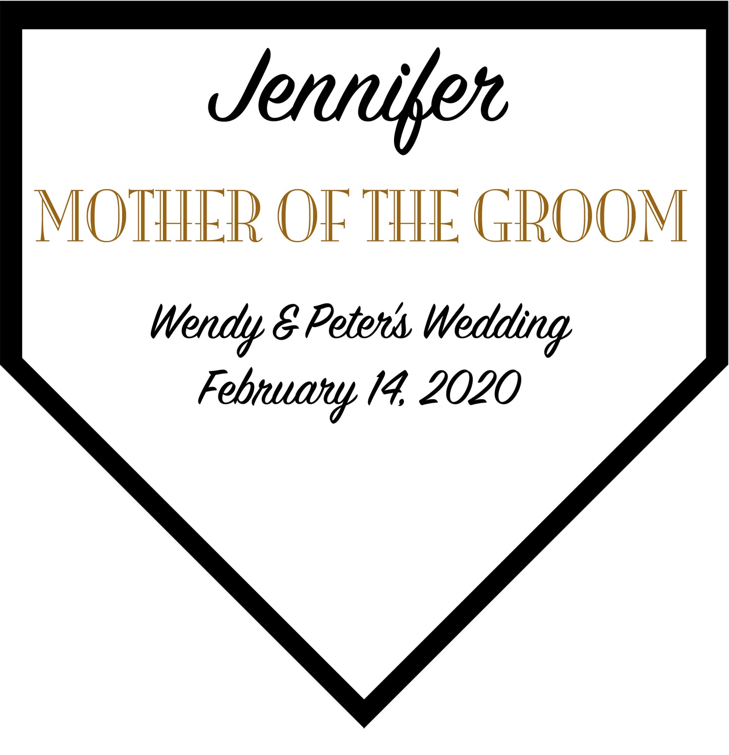 Personalized Wedding Baseball Softball Home Plate Wall Plaque Keepsake - Best Man - Ring Bearer - Groomsman Gifts