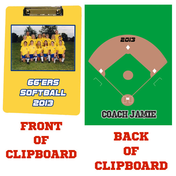 Photo Clipboard - Sports Design