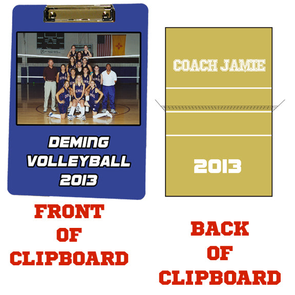 Photo Clipboard - Sports Design