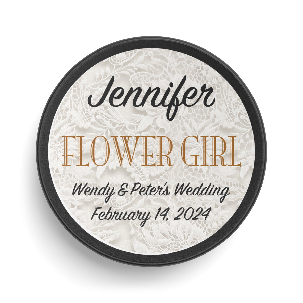 Personalized Wedding Hockey Puck Keepsake - Best Man - Ring Bearer - Groomsman Gifts