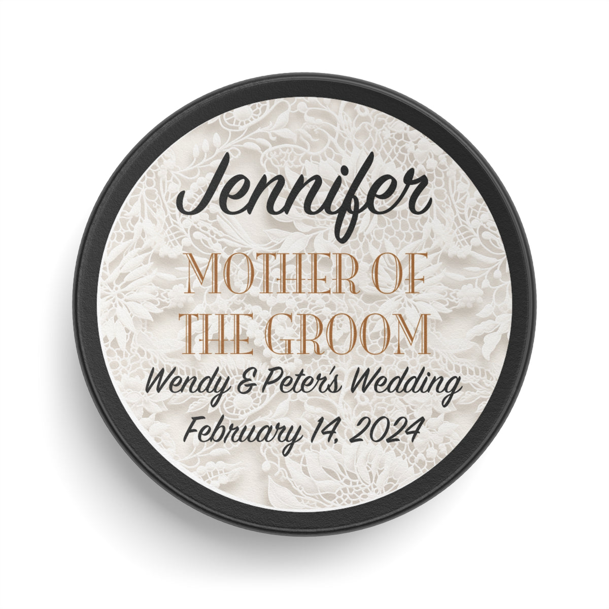 Personalized Wedding Hockey Puck Keepsake - Best Man - Ring Bearer - Groomsman Gifts