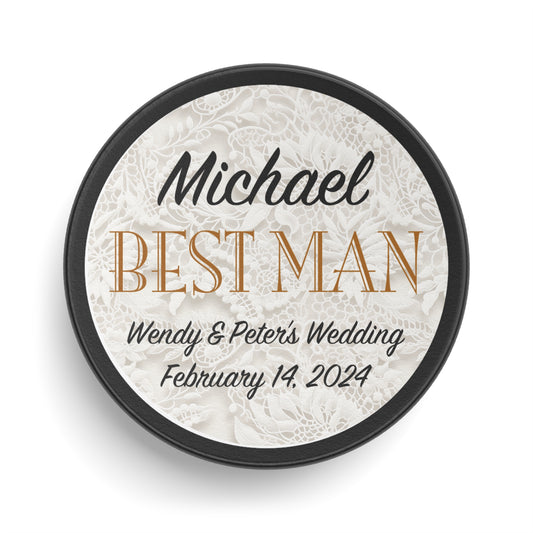 Personalized Wedding Hockey Puck Keepsake - Best Man - Ring Bearer - Groomsman Gifts