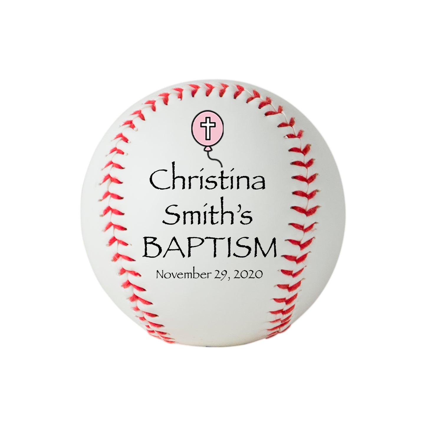 Baptism Baseball Keepsake Gift For Boy or Girl - Godparent Gift - Godfather Gift - Godmother Gift - Nursery Baseball