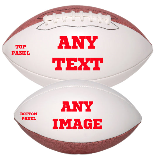 Personalized Football Photo Gift Idea- Mini, Mid or Full Size: for coach, player, grandparent or parent