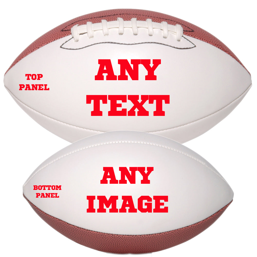 Custom Photo Football Gift Idea- Mini Size: for coach, player, parent or grandparent