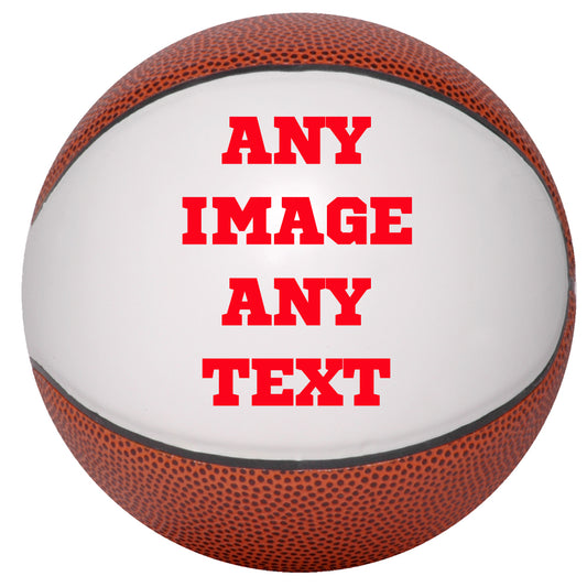 Personalized Photo Basketball - Mini Size - Gifts for coaches, parents, grandparents