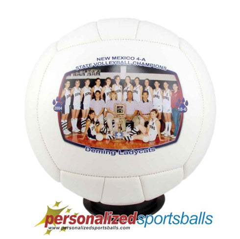 Personalized Photo Volleyball Gift - Full Size: for coach, player, parent or grandparent