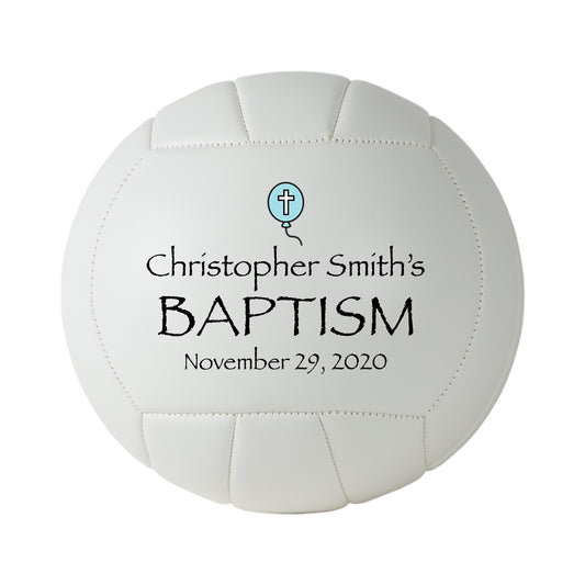 Baptism Volleyball Keepsake Gift For Boy or Girl - Godparent Gift - Godfather Gift - Godmother Gift - Nursery Volleyball
